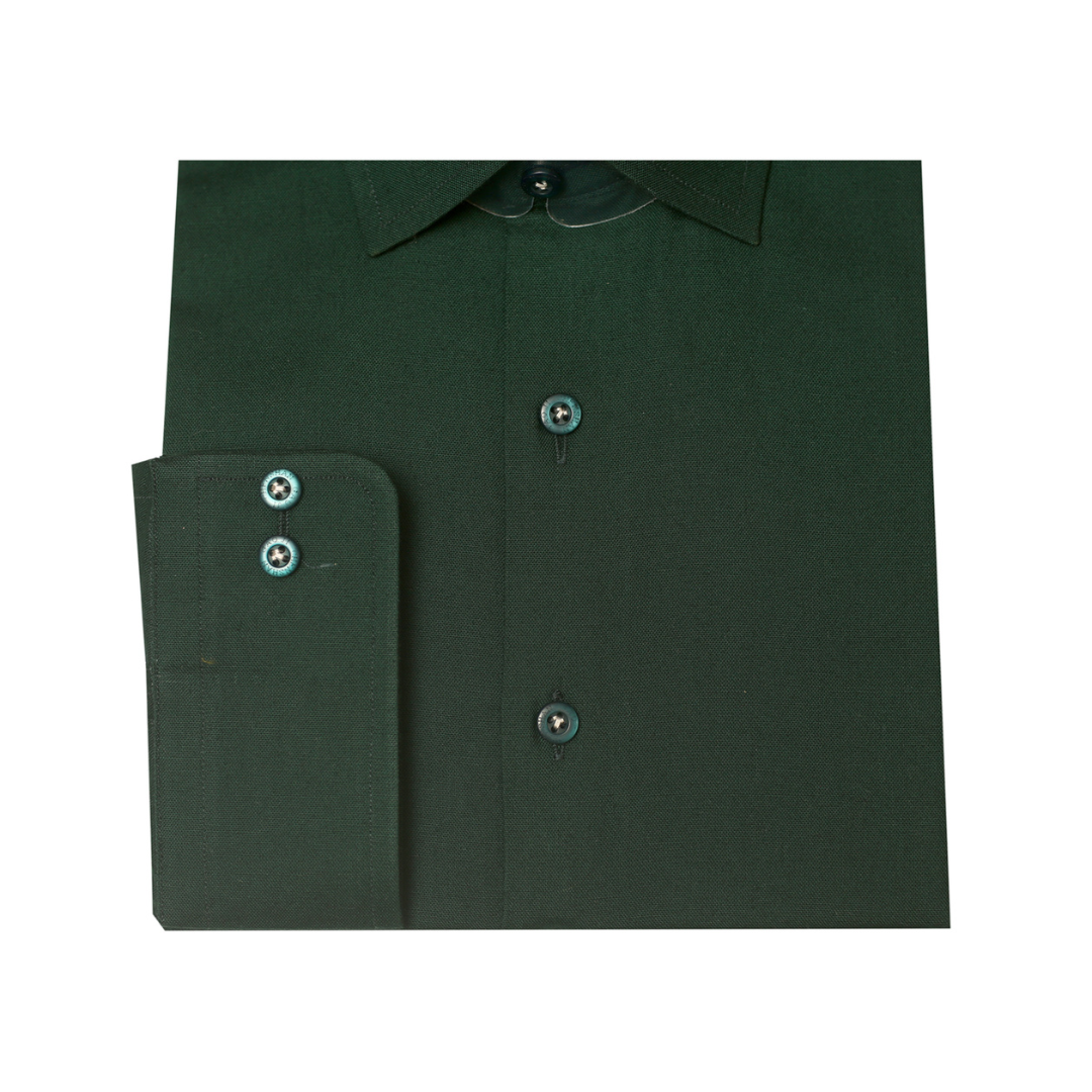 Bottle Green Dress Shirt