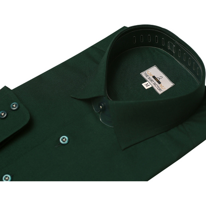 Bottle Green Dress Shirt