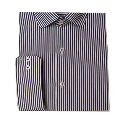 Oxford Blue & White Striped Shirt